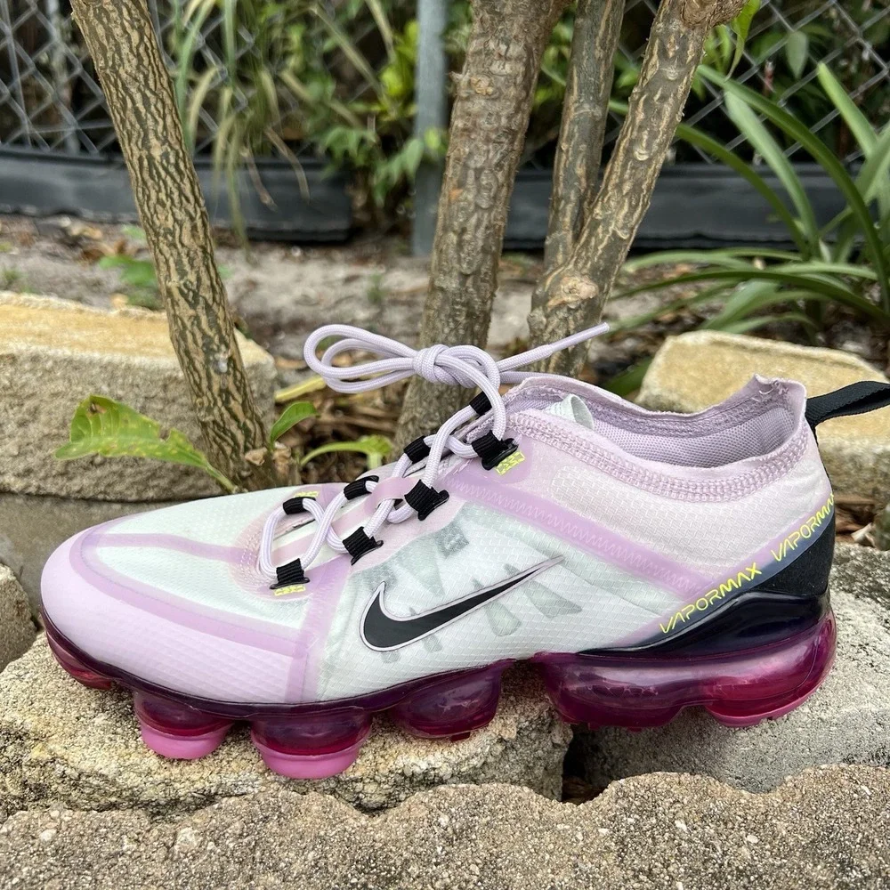 NIKE AIR Vapormax US Size Kids  7Y Womens 8.5 2019 GS Sneakers Photon Dust Lilac